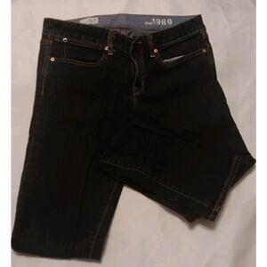 Gap 1969 Women’s Always Skinny Dark Wash Denim Jeans 28 6a Excellent Condition